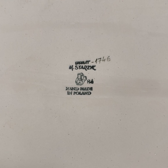 CERAMIKA ARTYSTYCZNA 15” Cookie Sheet NWOT - Picture 4 of 5